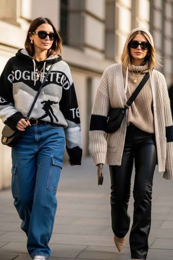 Casual Sweater Outfits and Street Style Trends