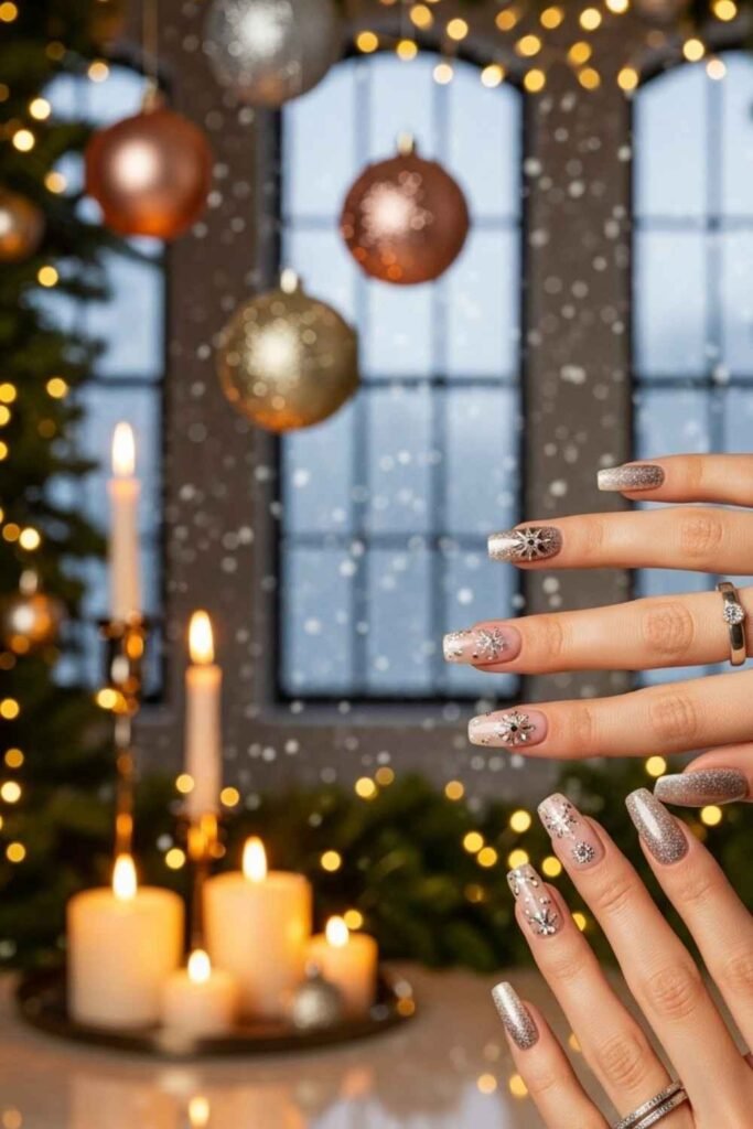 Latest Trends in Christmas Nail Art 2025