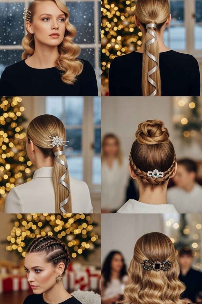 Latest Trends in Christmas Party Hairstyles 2025