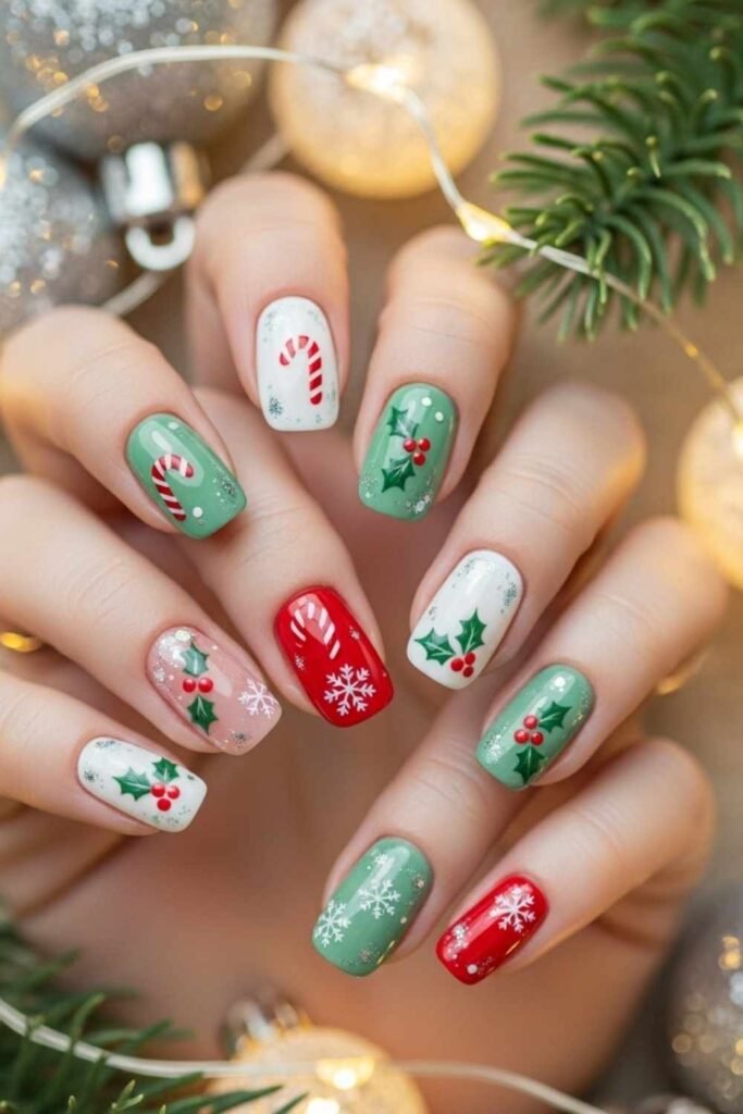 Latest Trends in Cute Simple Nail Ideas for Christmas 2025