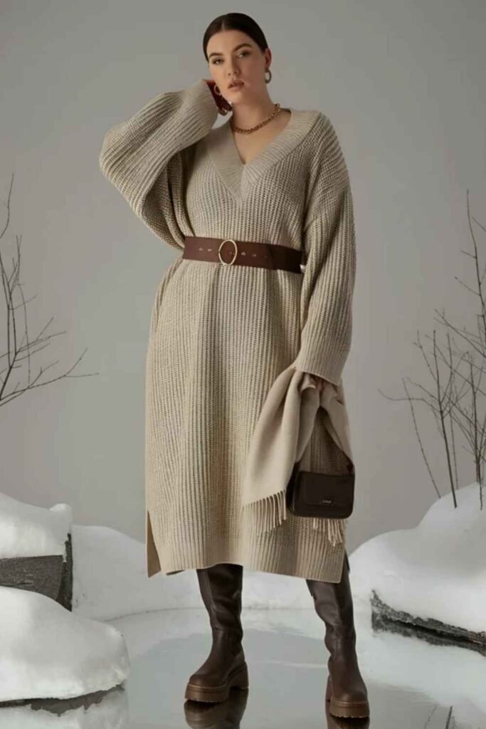 Step by Step Guide to Styling Plus Size Winter Outfits