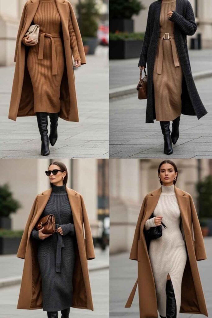 Sweater Dresses and Longline Knits A Major 2026 Trend