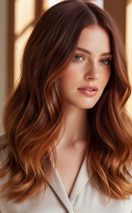 Best Styles and Ideas for Auburn Soft Ombre in 2026