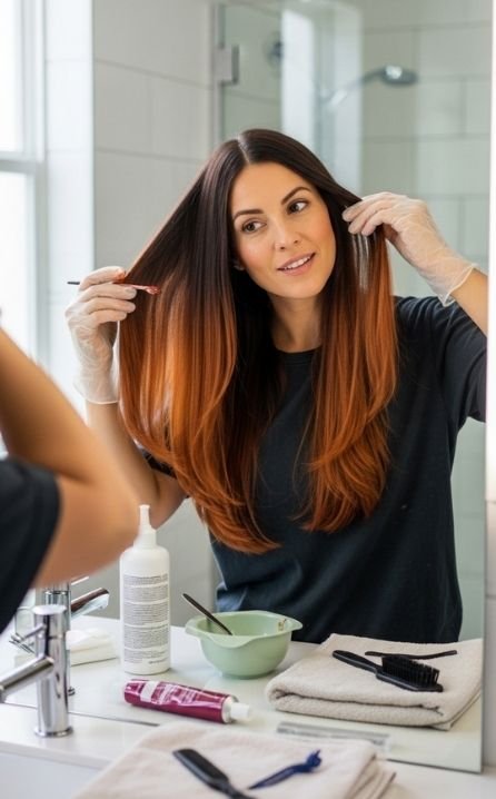 Budget Friendly Ideas for Auburn Soft Ombre