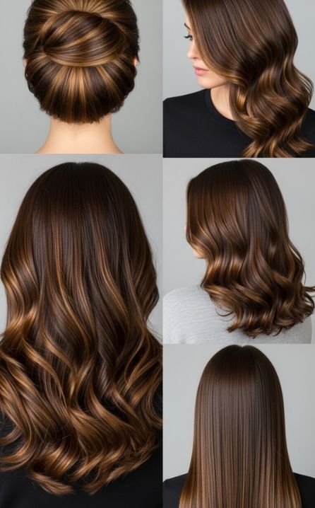 Do's and Don'ts of Chocolate Brown Hair with Warm Highlights