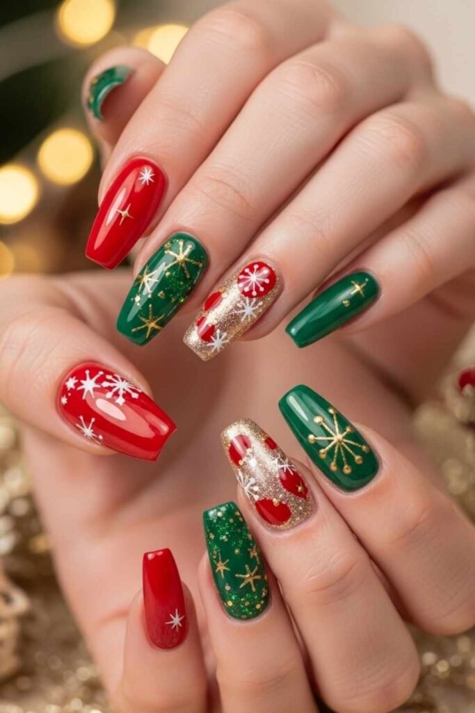 Latest Trends in Stylish Christmas Nail Designs 2025