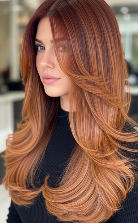 Premium and Luxury Auburn Soft Ombre Ideas