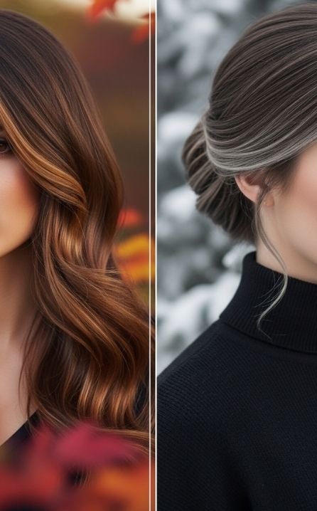 Seasonal Brown Hair Colors and Combinations