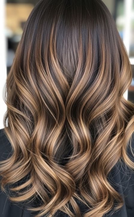 Seasonal Colors and Combinations for Chocolate Brown Warm Highlights