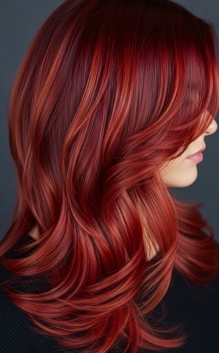 Seasonal Red and Copper Hair Colors and Combinations