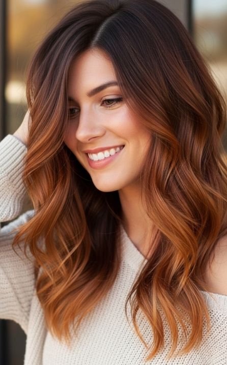 Step by Step Guide Achieving Auburn Soft Ombre
