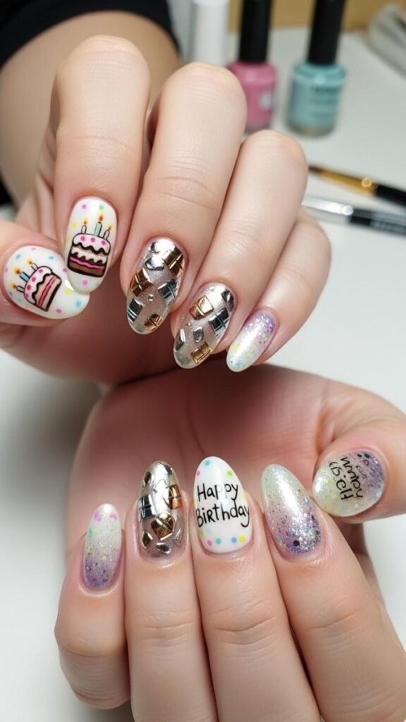 Budget Friendly Birthday Nail Ideas