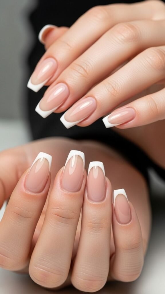 Budget Friendly Ideas for Modern French Coffin Nails