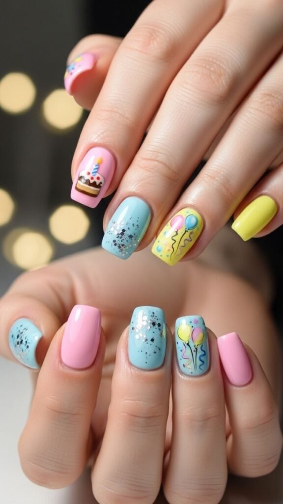 Do's and Don'ts of Birthday Nail Designs