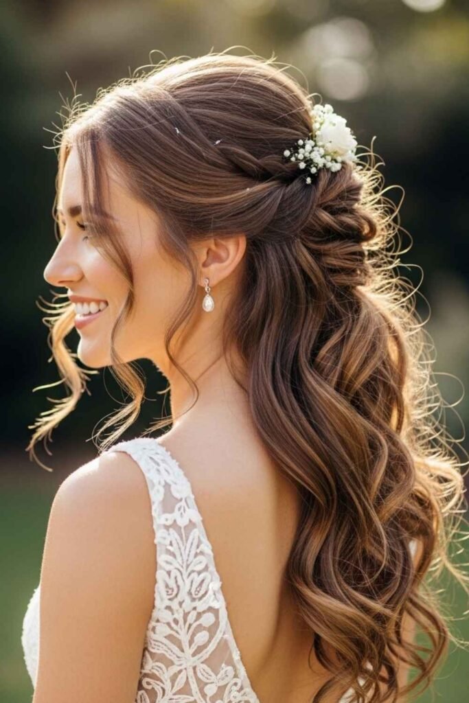 Do's and Don'ts of Half Up Half Down Wedding Hairstyles
