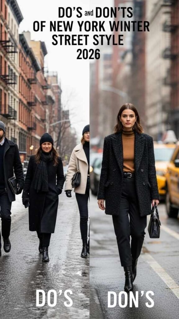 Do's and Don'ts of New York Winter Street Style 2026