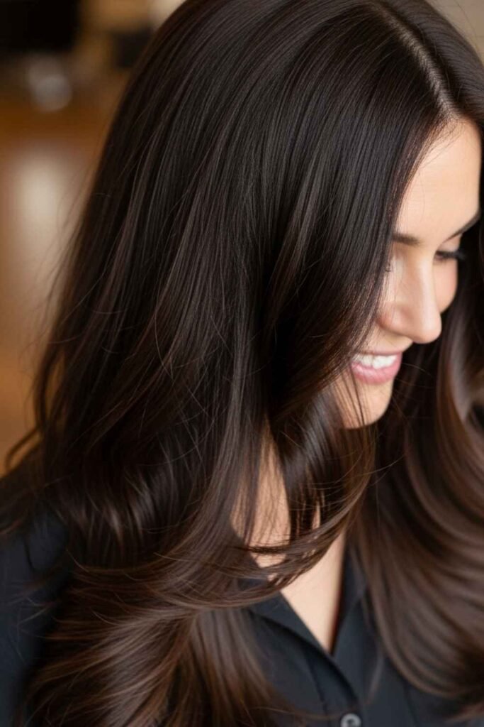 How to Maintain and Care for Dark Brown Hair Color