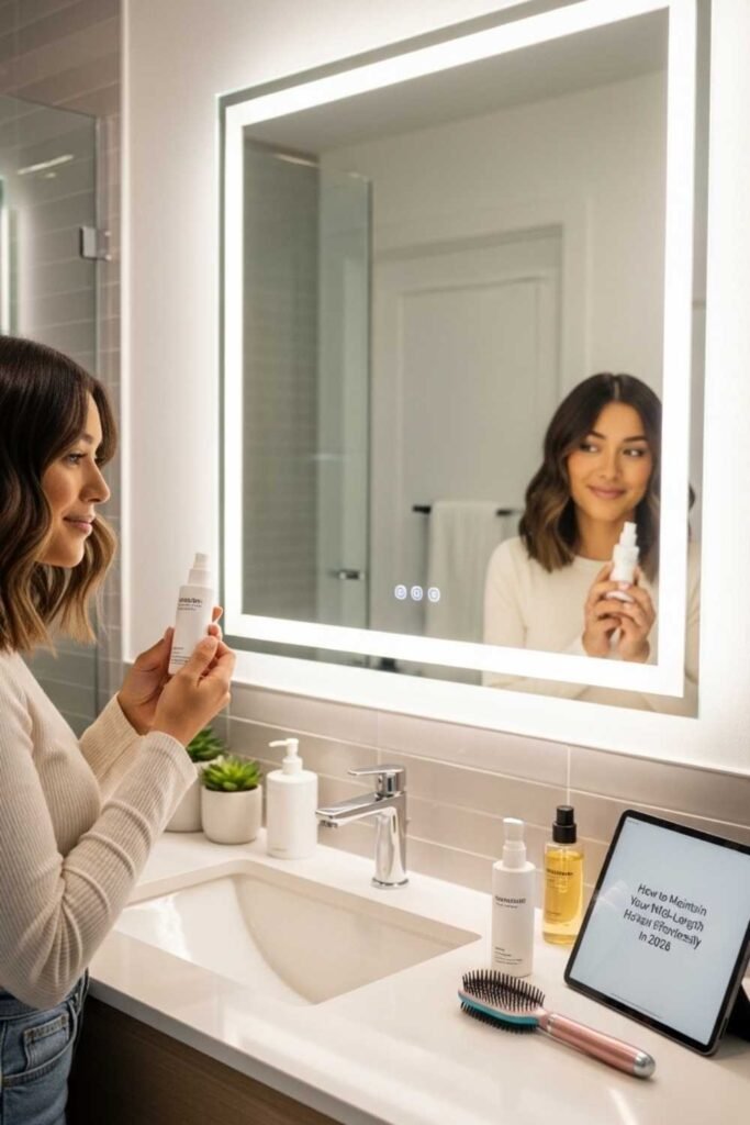 How to Maintain & Care for Mid Length Hair