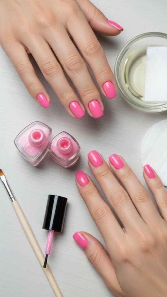How to Maintain & Care for Pink Nails