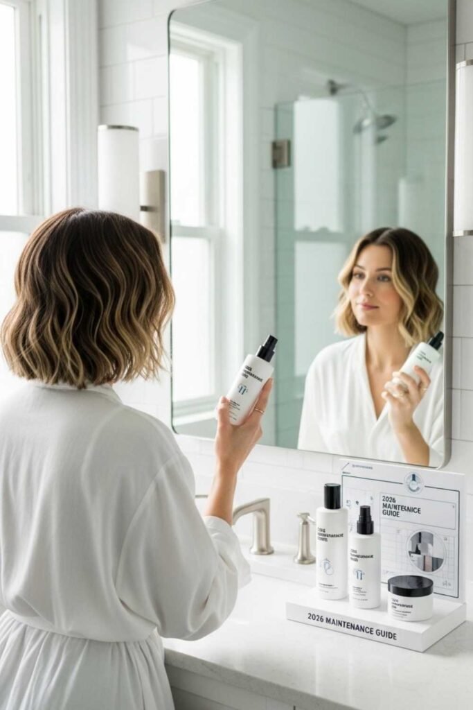 How to Maintain and Care for Short Bob and Wave Styles