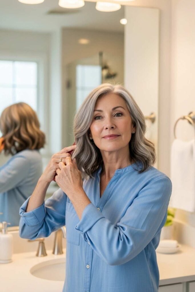 How to Maintain & Care for Your Haircut After 60