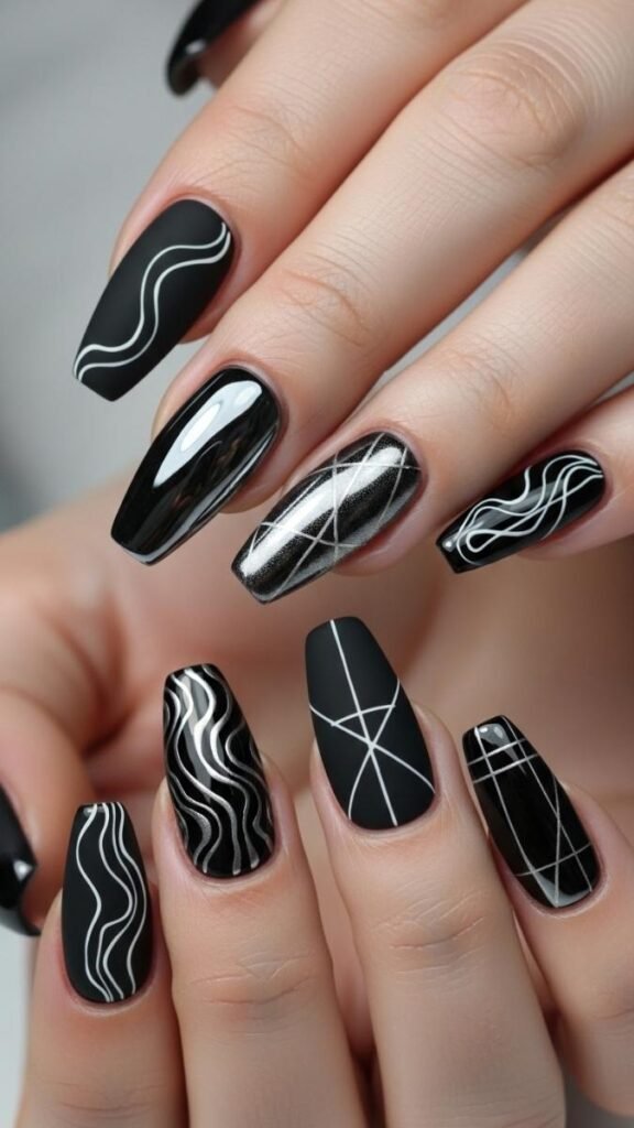 Latest Trends in Black Nail Designs 2026