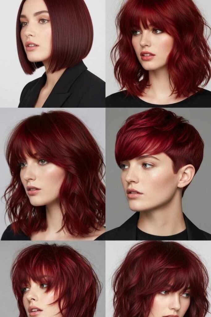 Latest Trends in Cherry Red Hair Colors 2026