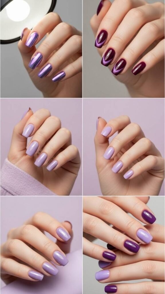 Latest Trends in Purple Nail Designs 2026