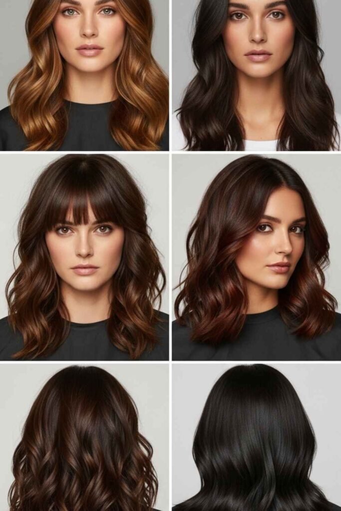 Seasonal Brunette Hair Colors and Combinations for 2026
