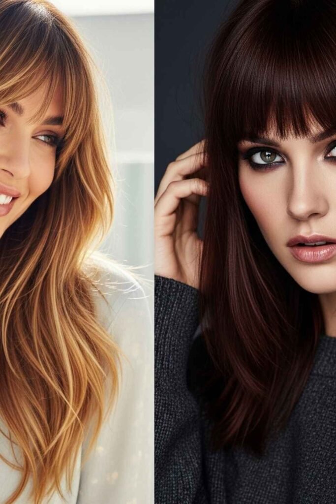 Seasonal Colors and Combinations for Bangs Hairstyles 2026