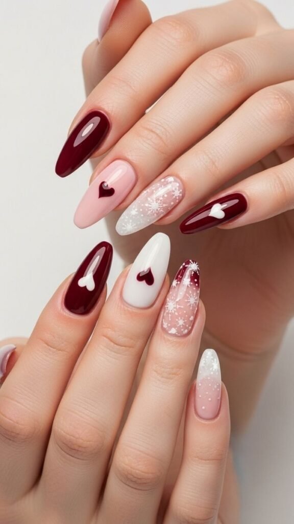 Seasonal Colors and Combinations for February Nails