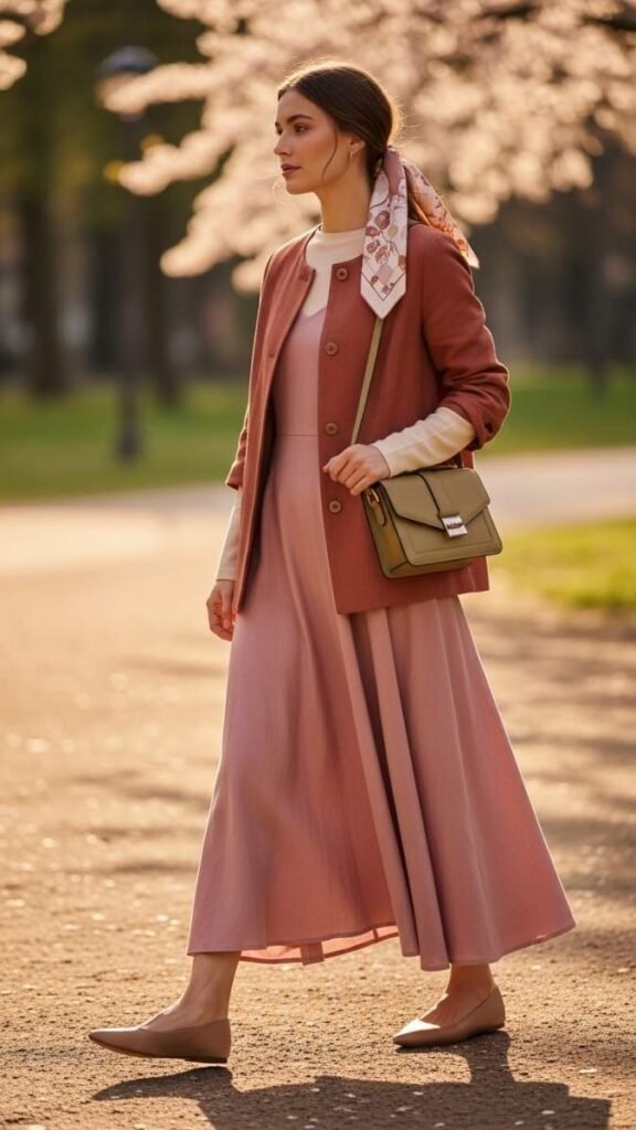 Seasonal Colors and Combinations for Modest Spring Outfits 2026