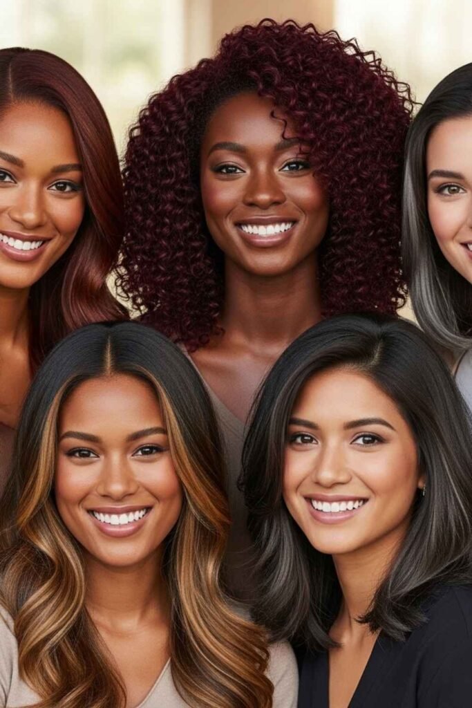 Seasonal Hair Colors for Brown Skin and Their Best Combinations