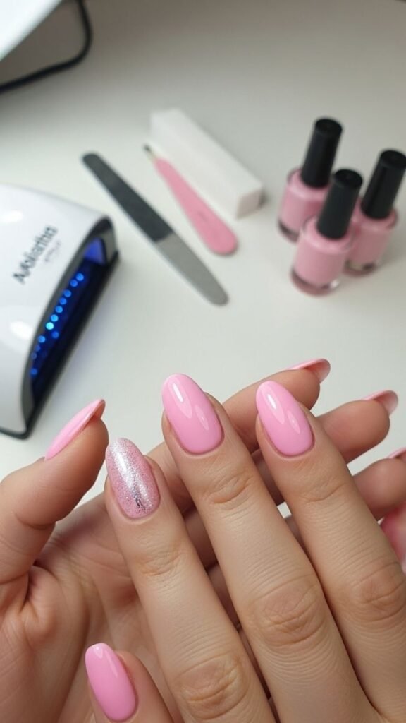 Celebrity & Social Media Trends in Pink Nails 2026