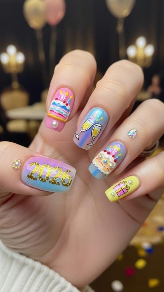 Styling Birthday Nails for Different Occasions and Party Types