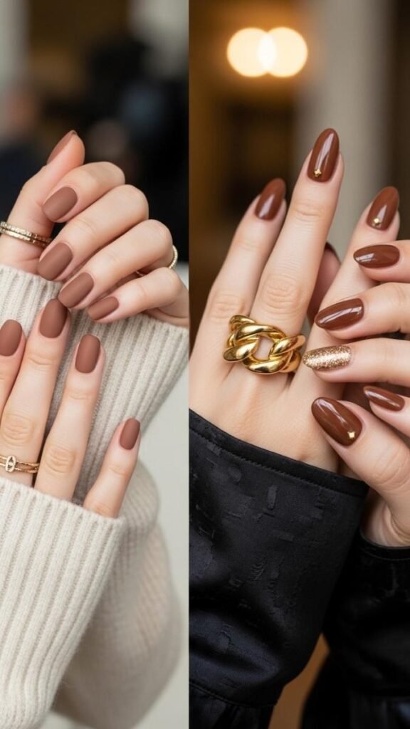 Styling Brown Nails for Different Occasions