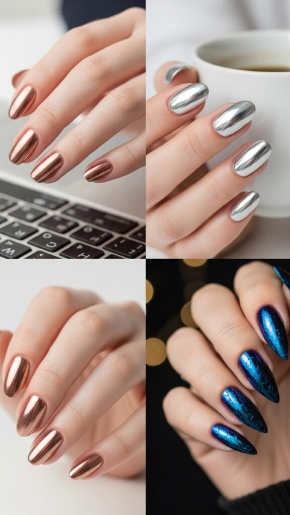 Styling Chrome Nails for Different Occasions