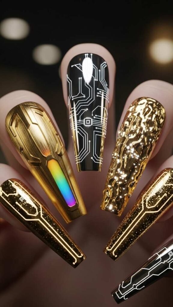 Trend Forecast The Future of Gold Nail Designs
