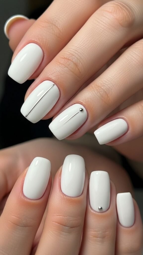 Trend Forecast The Future of White Minimalist Nails