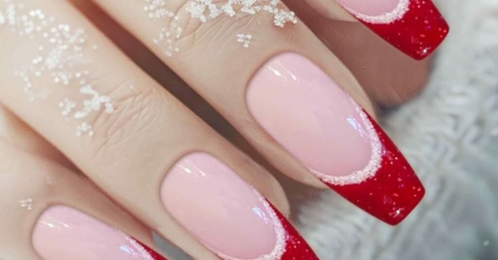 Winter-Inspired Christmas Nail Designs
