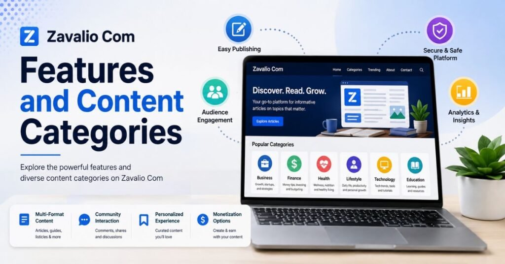 Zavalio Com Features and Content Categories