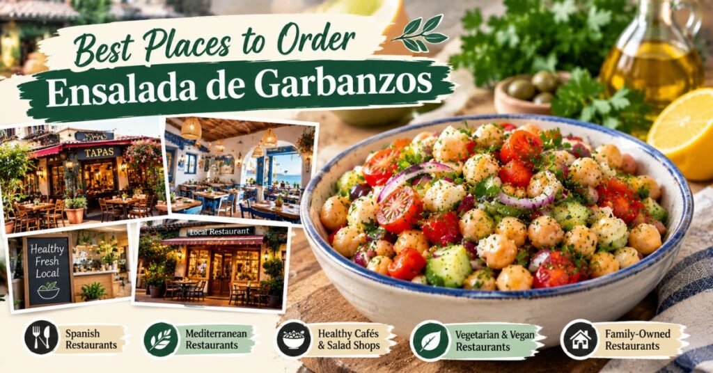 Best Places to Order Ensalada de Garbanzos