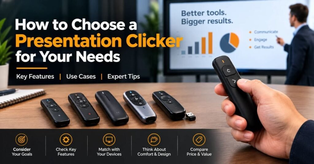 How to Choose a Presentation Clicker for Your Needs