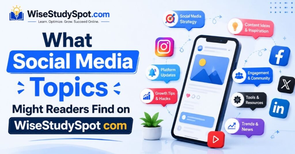 What Social Media Topics Might Readers Find on WiseStudySpot com